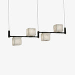 Alabaster Cubic Dining Pendant Chandelier