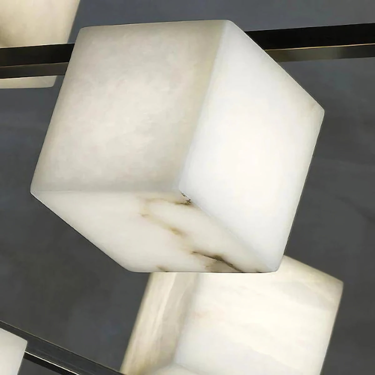 Alabaster Cubic Dining Pendant Chandelier