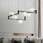 Alabaster Cubic Dining Pendant Chandelier
