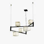 Alabaster Cubic Dining Pendant Chandelier