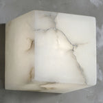 Alabaster Cubic Wall Lamp