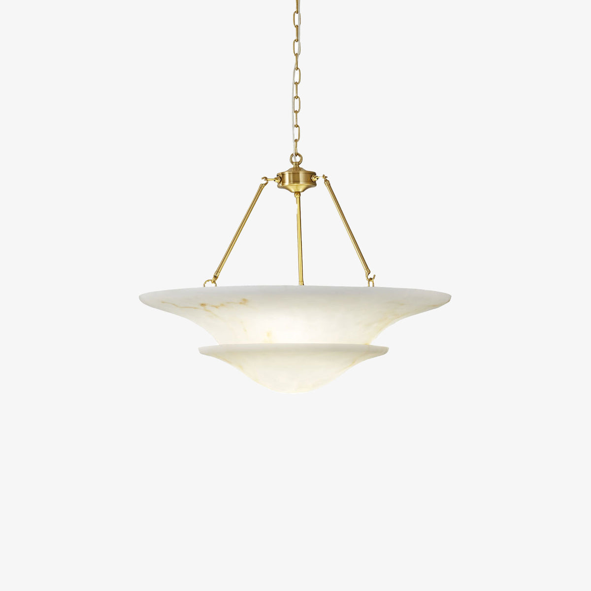 Double-Tier Inverted Bowl Chandelier
