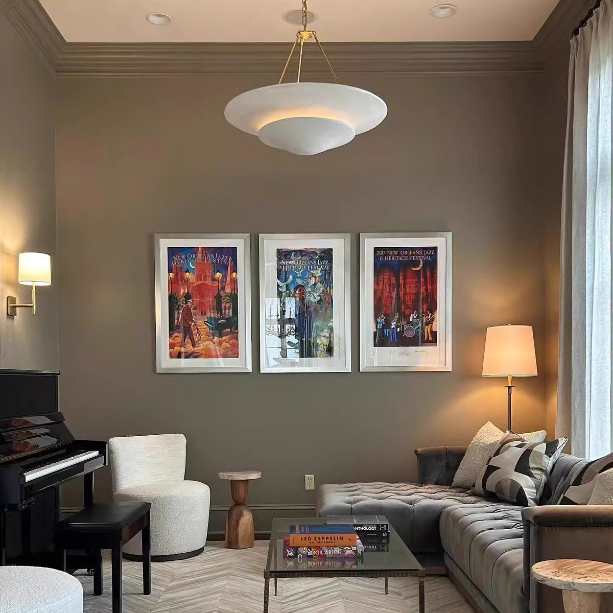 Double-Tier Inverted Bowl Chandelier