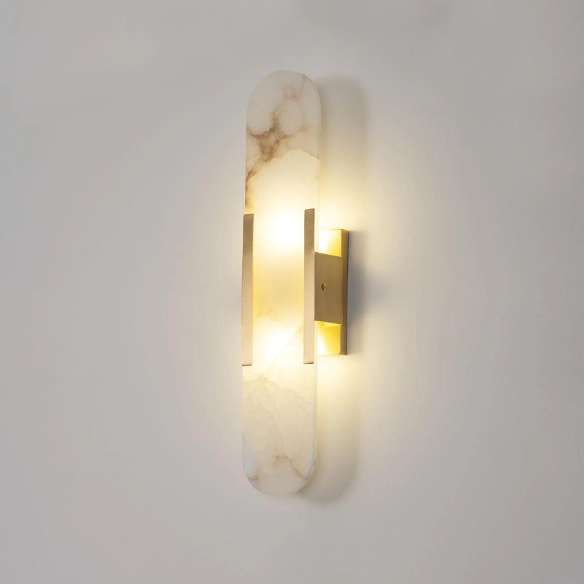 Alabaster Elongated Wall Lamp