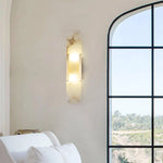 Alabaster Elongated Wall Lamp