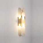 Alabaster Elongated Wall Lamp