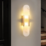 Alabaster Elongated Wall Lamp