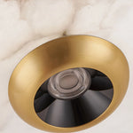 Alabaster Flying Saucer Pendant Lamp