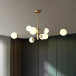 Alabaster Globe Branch Chandelier