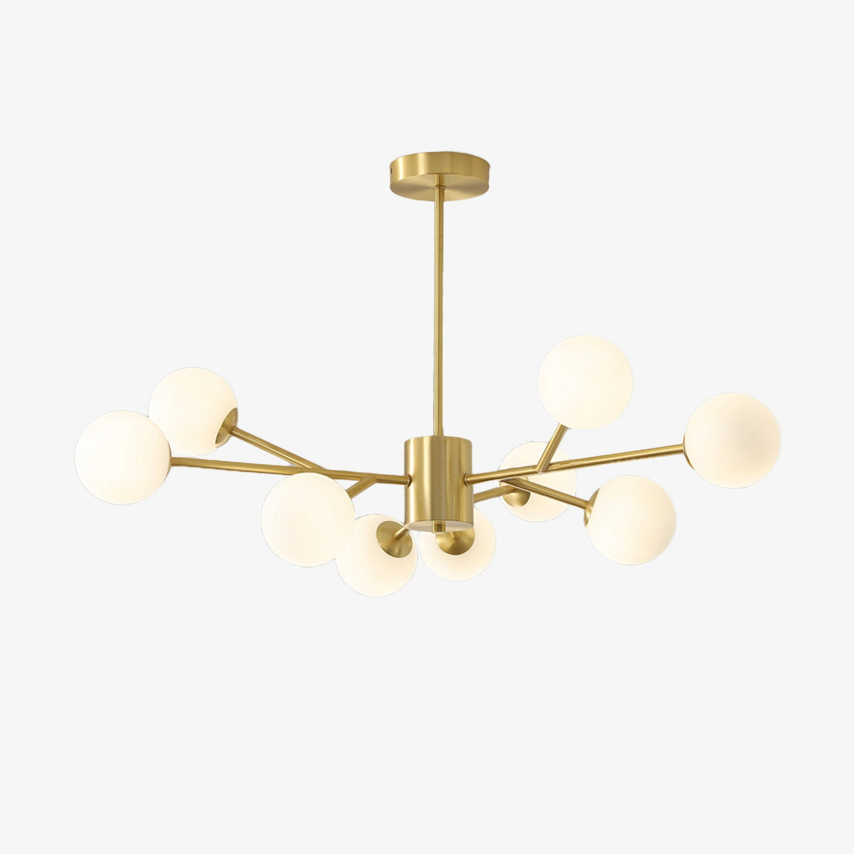 Alabaster Globe Branch Chandelier