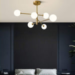 Alabaster Globe Branch Chandelier