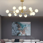 Alabaster Globe Branch Chandelier