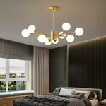 Alabaster Globe Branch Chandelier