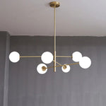 Alabaster Globe Branch Chandelier