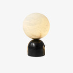 Alabaster Globe Table Lamp