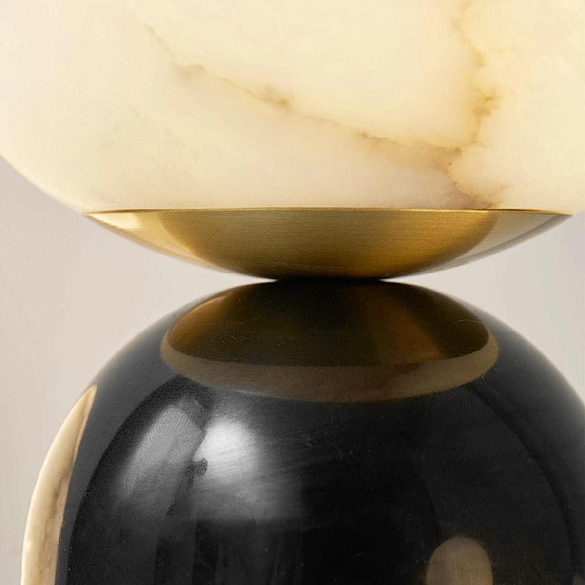 Alabaster Globe Table Lamp