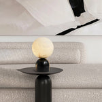 Alabaster Globe Table Lamp