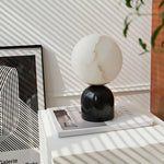 Alabaster Globe Table Lamp