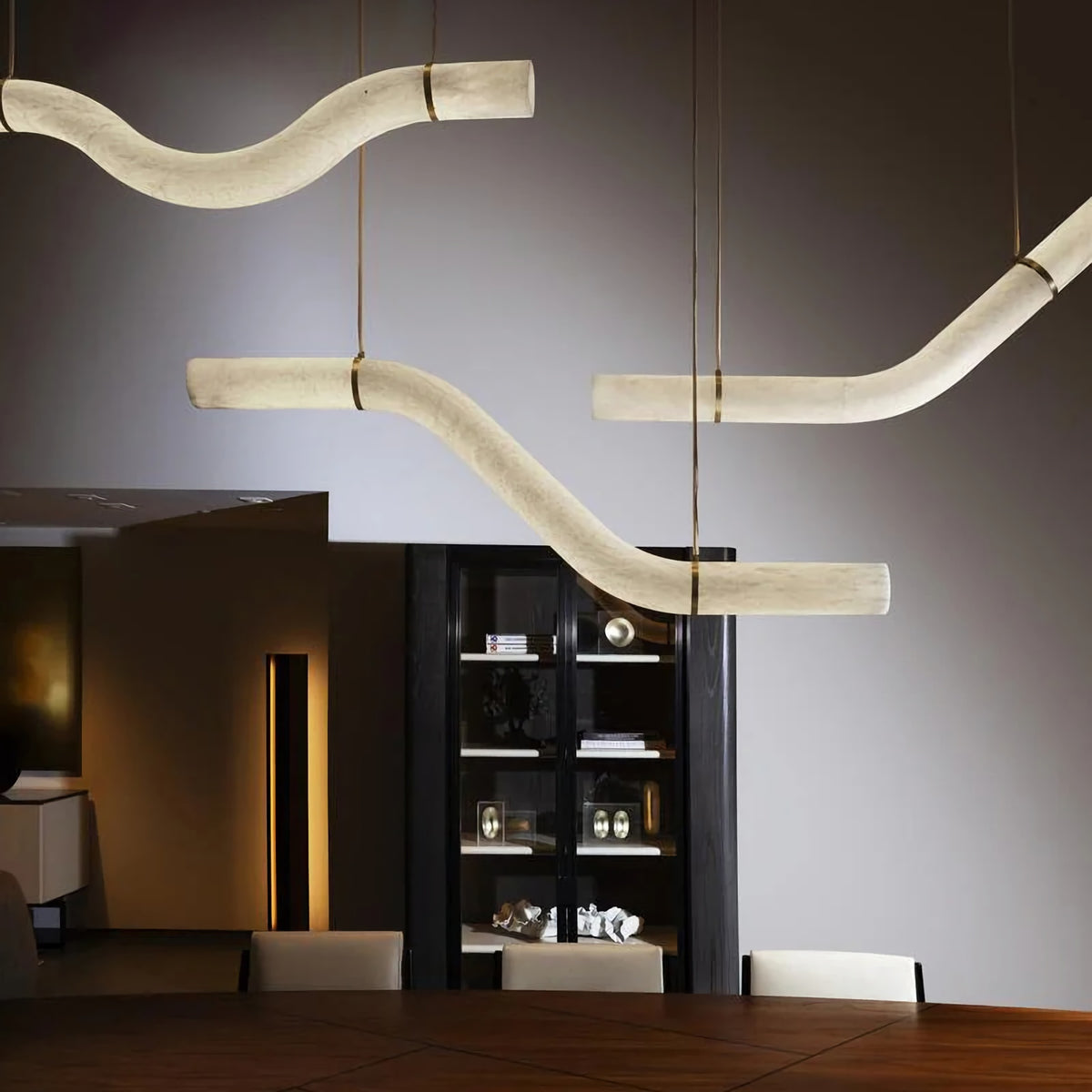 Alabaster Infinity Pendant Lamps