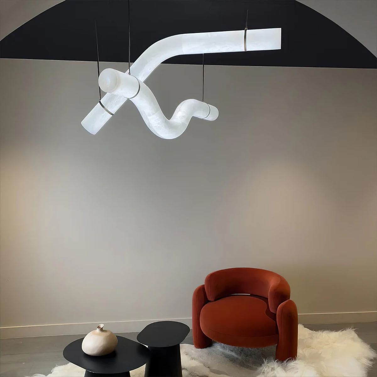 Alabaster Infinity Pendant Lamps