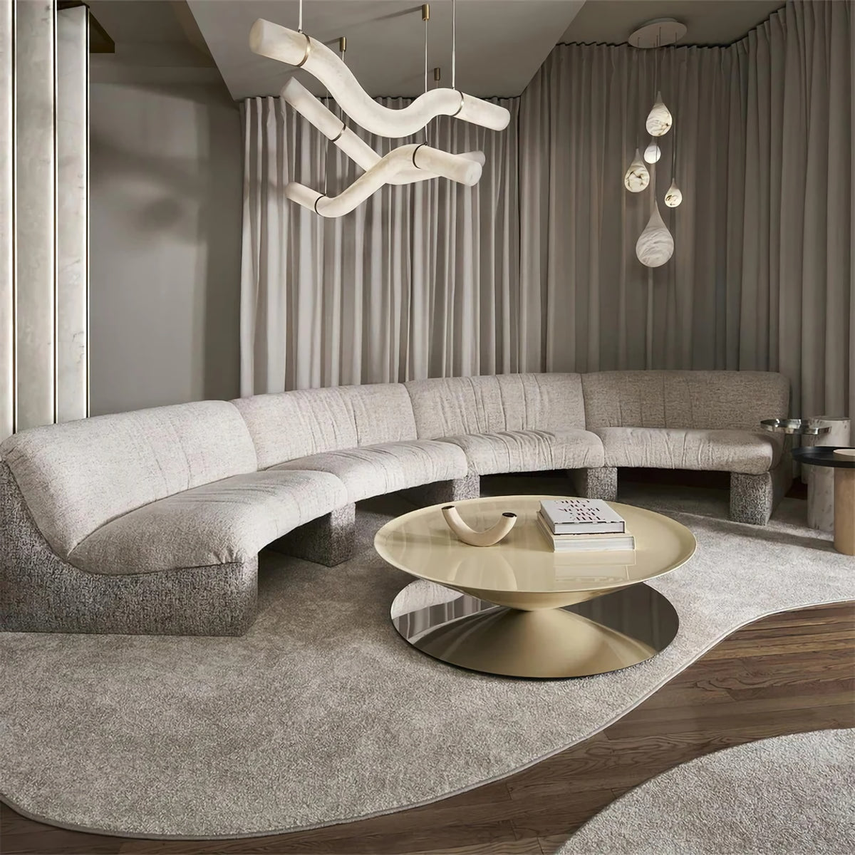 Alabaster Infinity Pendant Lamps