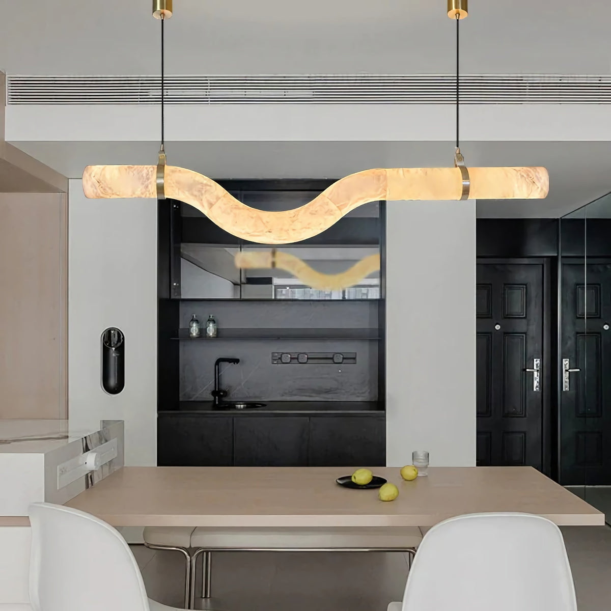 Alabaster Infinity Pendant Lamps