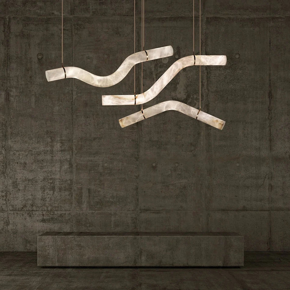 Alabaster Infinity Pendant Lamps