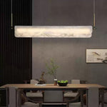 Alabaster Linear Art Chandelier