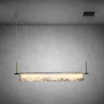 Alabaster Linear Art Chandelier