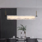 Alabaster Linear Art Chandelier