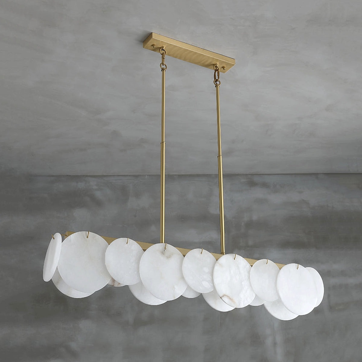 Alabaster Linear Chandelier