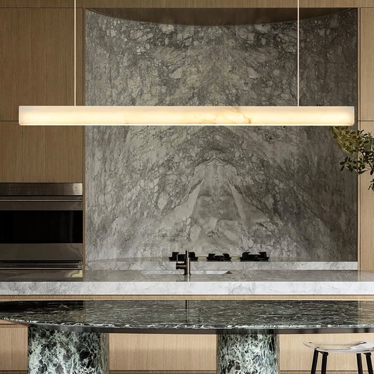 Alabaster Linear Pendant Lamp