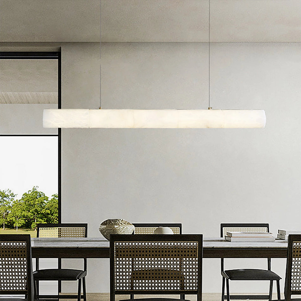 Alabaster Linear Pendant Lamp