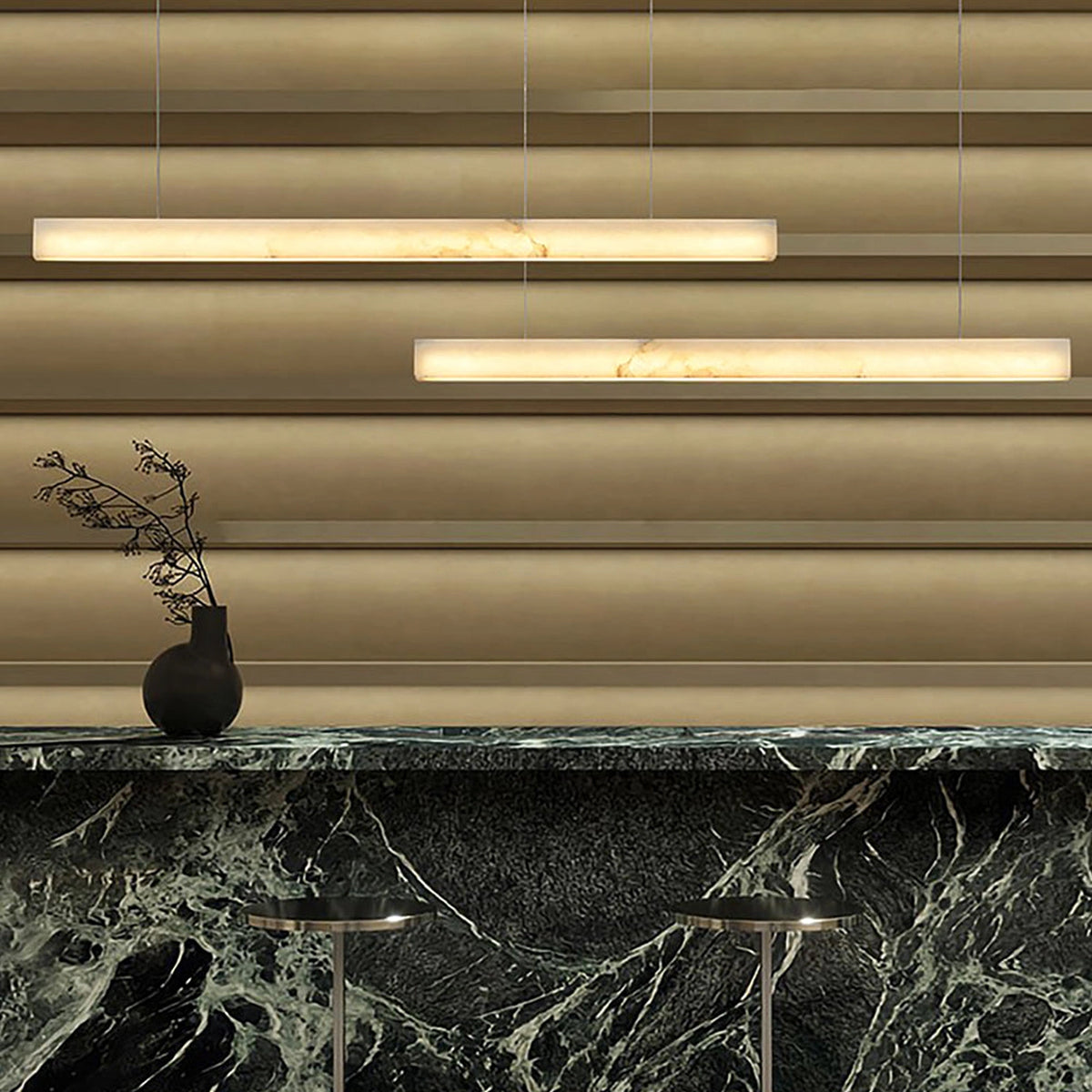 Alabaster Linear Pendant Lamp