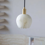 Alabaster Lotus Pendant Lamp