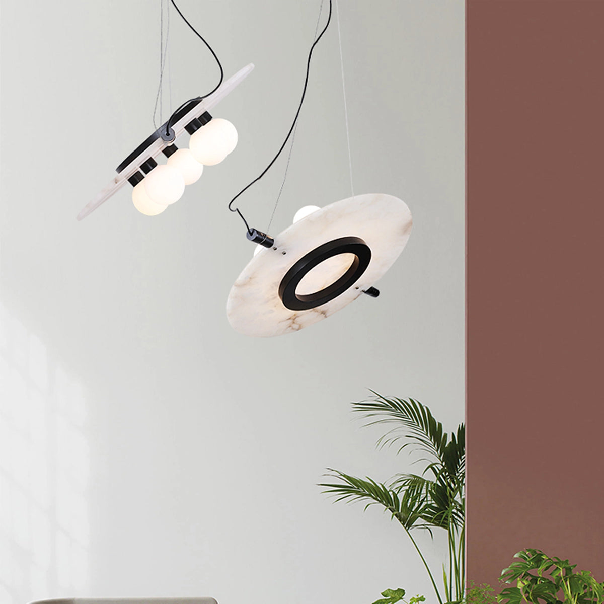 Alabaster Magma Pendant Lamp