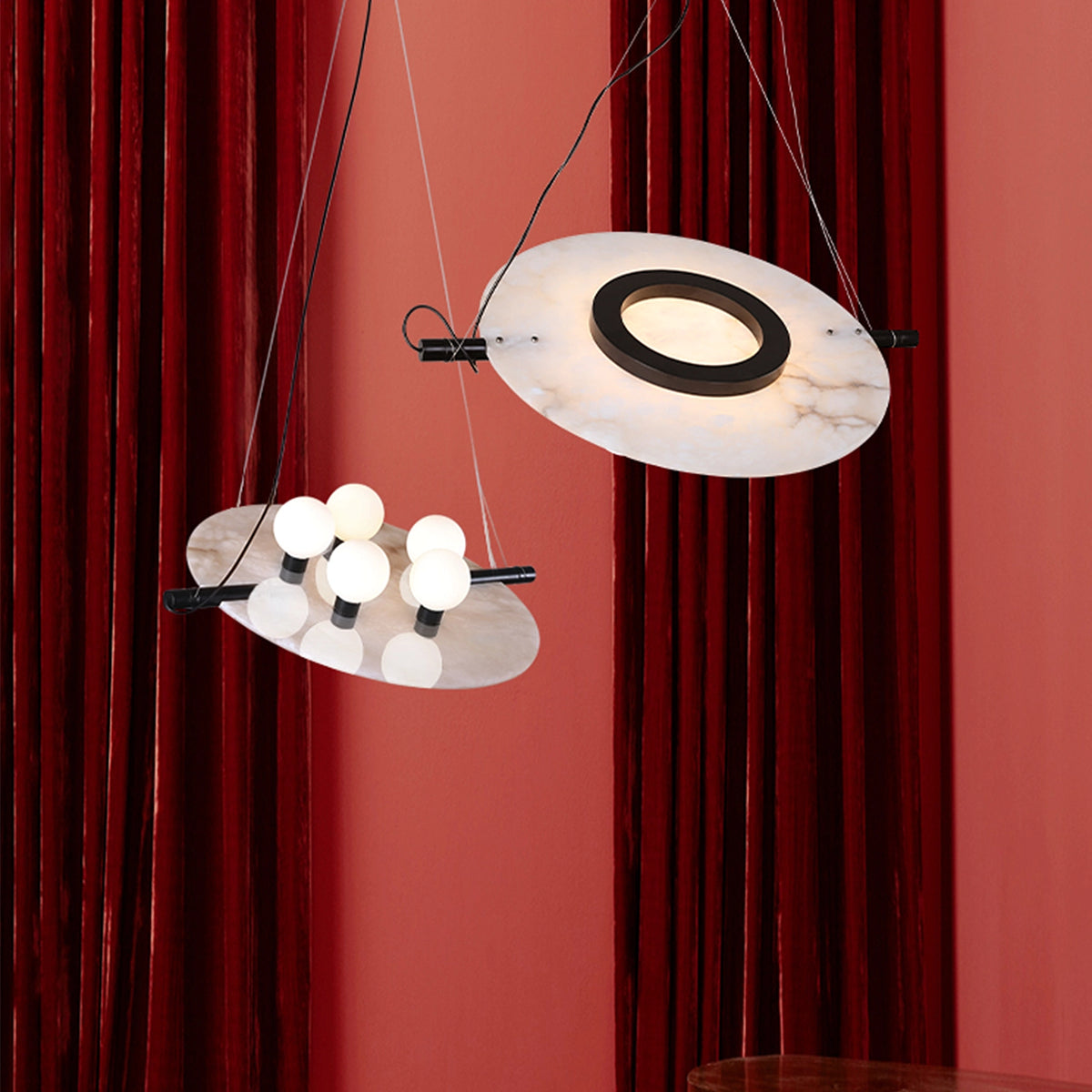 Alabaster Magma Pendant Lamp