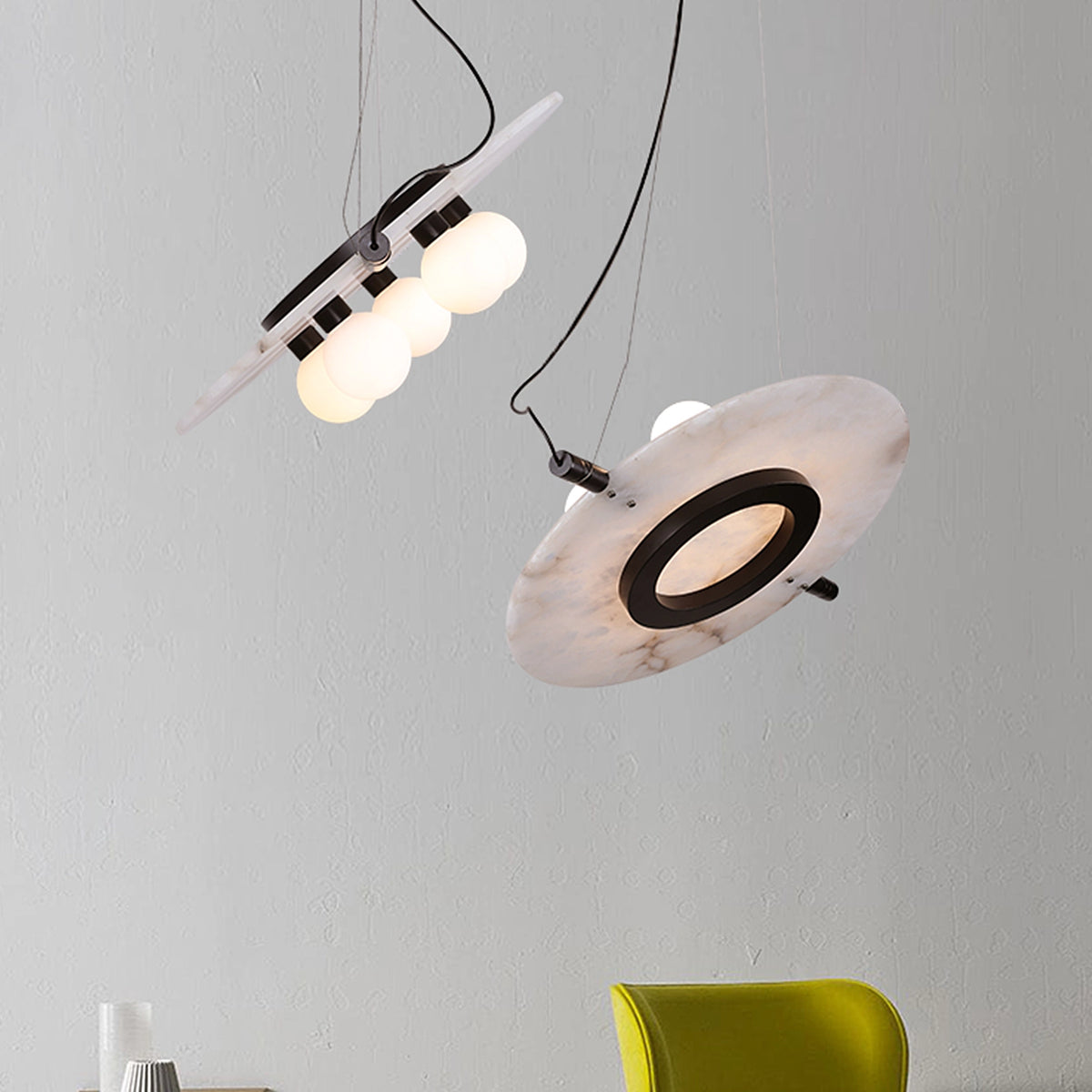 Alabaster Magma Pendant Lamp