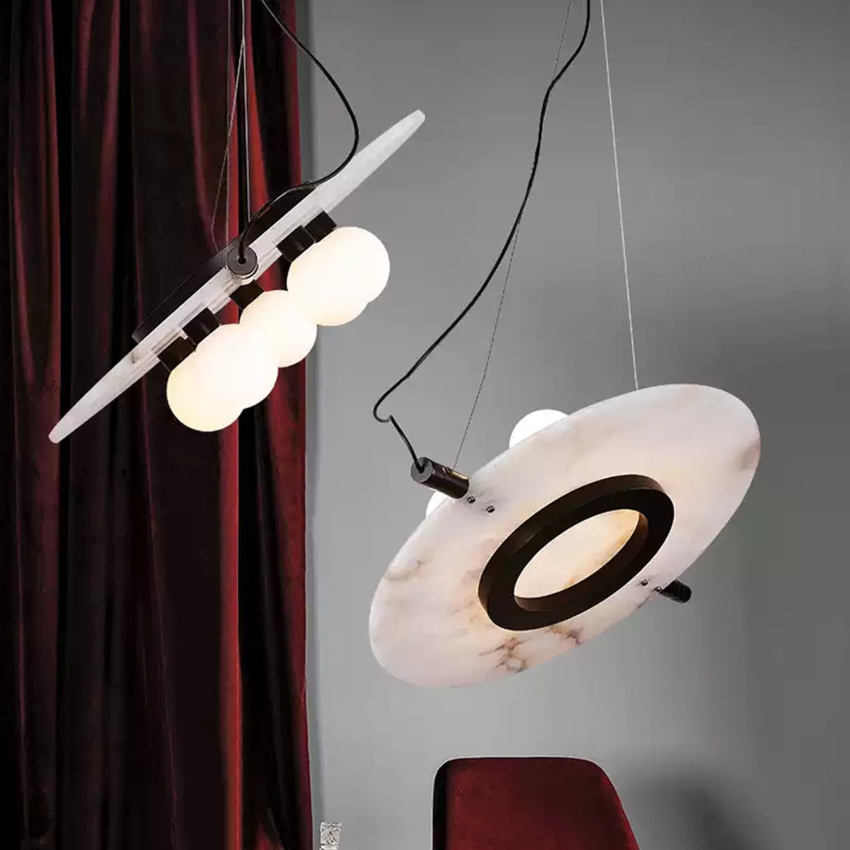 Alabaster Magma Pendant Lamp