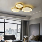 Alabaster Modern Disc Ceiling Light