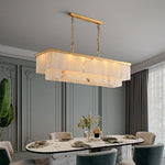 Alabaster Multi-layer Chandelier