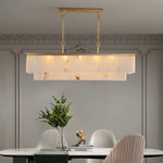 Alabaster Multi-layer Chandelier