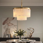 Alabaster Multi-layer Chandelier