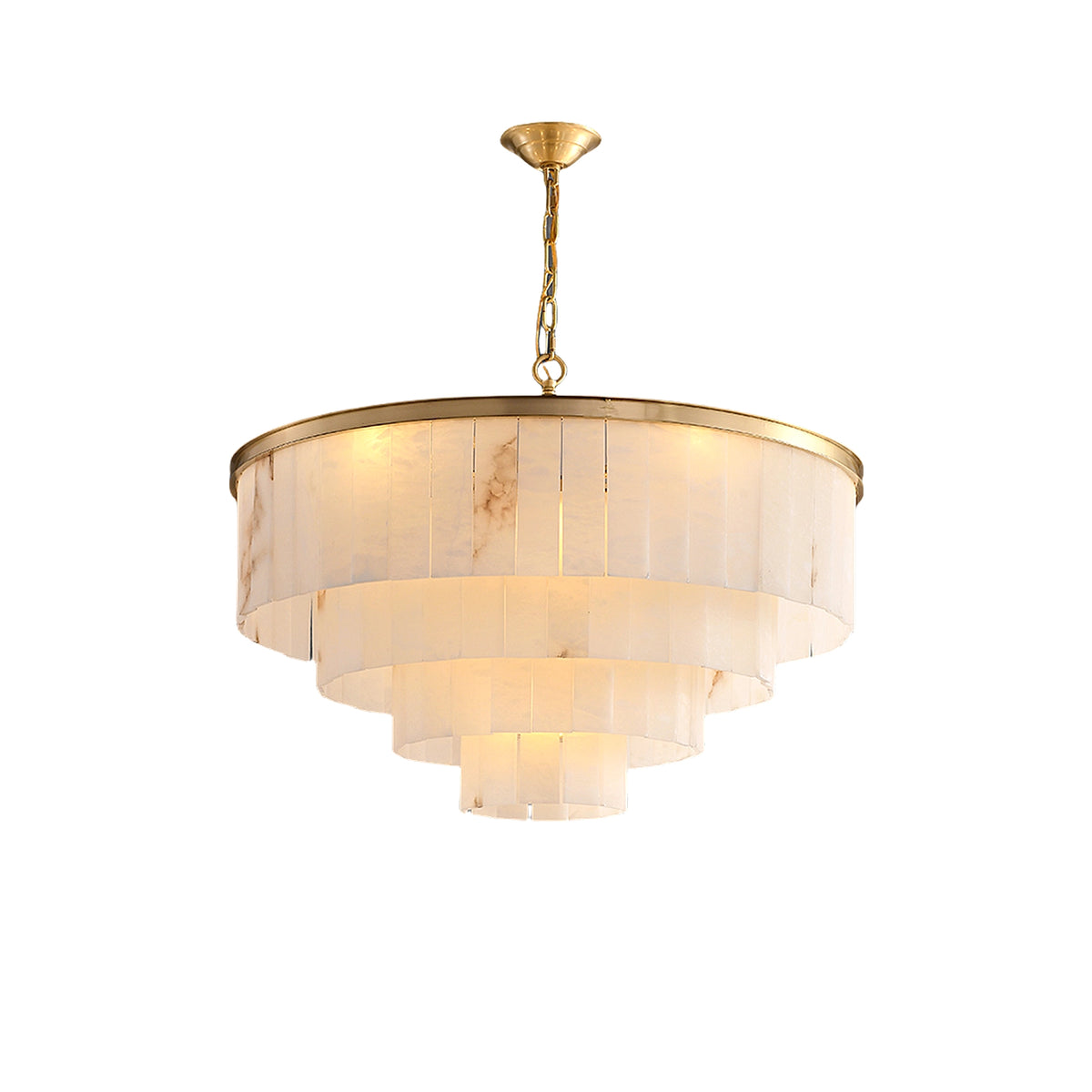 Alabaster Multi-layer Chandelier