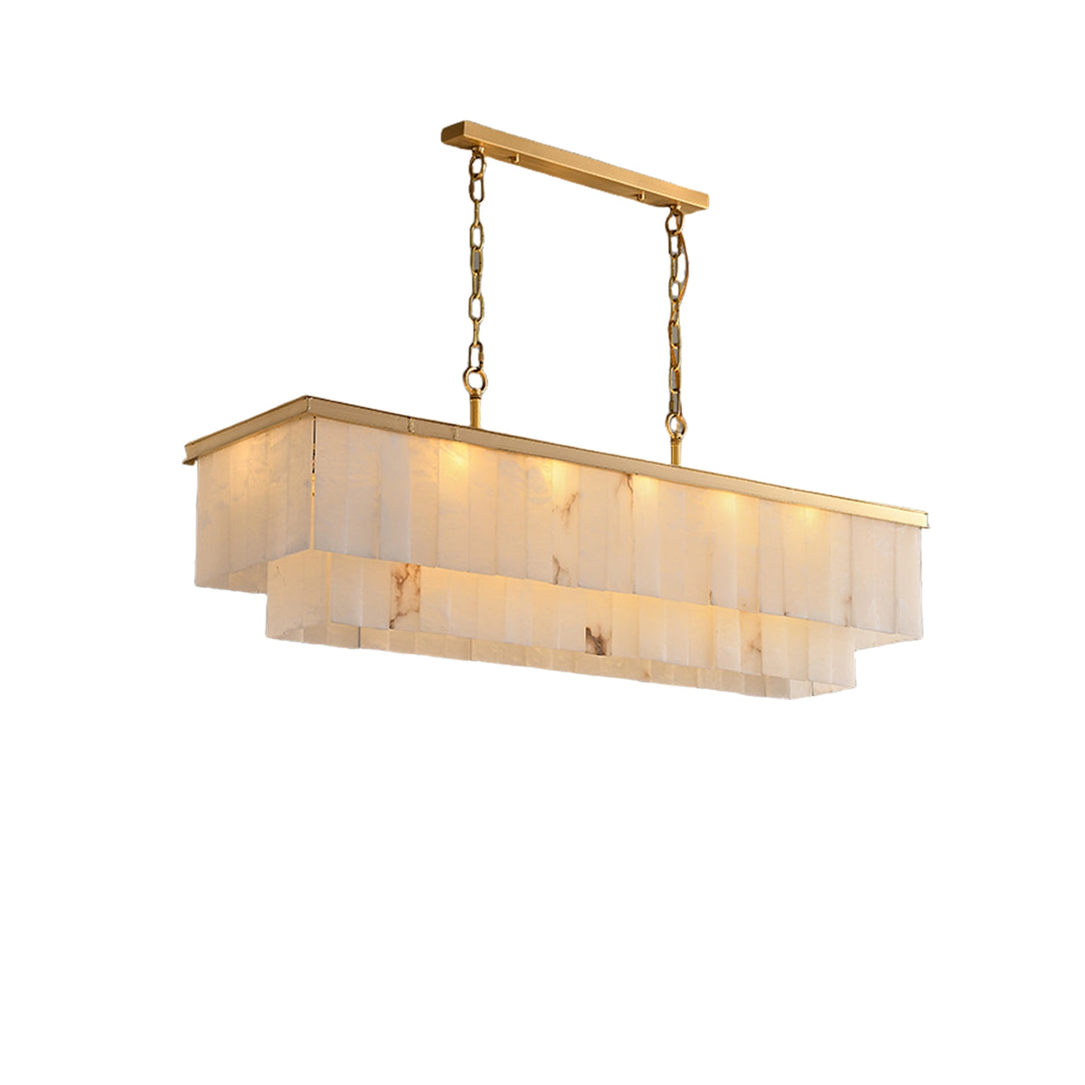 Alabaster Multi-layer Chandelier