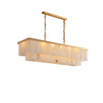 Alabaster Multi-layer Chandelier