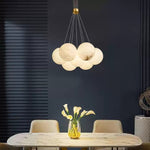 Alabaster Multi-Light Orb Chandelier