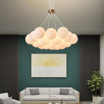 Alabaster Multi-Light Orb Chandelier