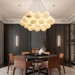 Alabaster Multi-Light Orb Chandelier