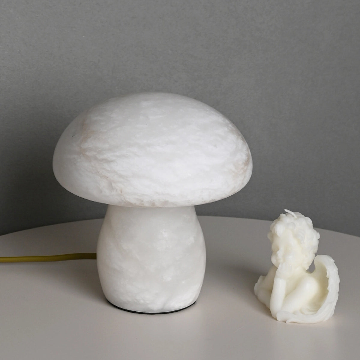 Alabaster Mushroom Table Lamp